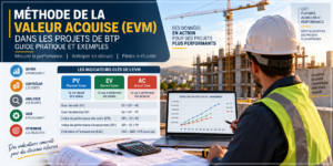 METHODE DE LA VALEUR ACQUISE (EVM) DANS LES PROJETS DE BTP : GUIDE PRATIQUE ET EXEMPLES