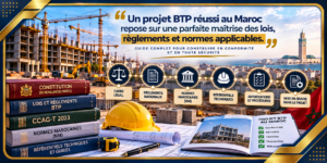 LOIS, RÈGLEMENTS ET NORMES APPLICABLES AU MANAGEMENT DES PROJETS BTP AU MAROC : GUIDE COMPLET
